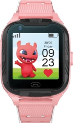 Maxlife 4G kinderlijke smartwatch met GPS en Wi‑Fi – roze
