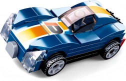 Sluban Opwindbare Blauwe Sportwagen