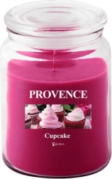 Geurkaars in glas PROVENCE cupcake 95 uur