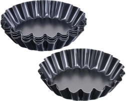 Orion metalen vormpjes voor tartelettes 9 cm - 6 stuks