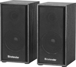 Houten bedrade 2.0-luidsprekers DEFENDER 6 W
