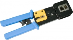 Krimptang voor RJ45/RJ12/RJ11-connectoren (8P/6P/4P) voor doorlopende EZ-connectoren