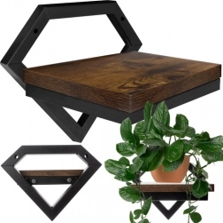 Hangende wandplank RUHHY in loftstijl