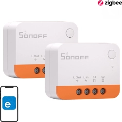 Sonoff zbmini l2 slimme mini schakelaar zigbee – set van 2 stuks