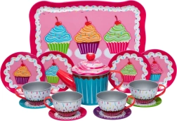 Kinder theeservies met muffinmotief