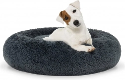 Universele pluche mand voor honden en katten, 60 cm - donkergrijs