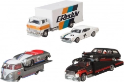 Trekker en raceauto Hot Wheels