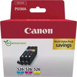 Multipack Canon CLI-526 cyaan/magenta/geel