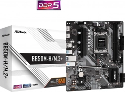 ASRock B650M‑H/M.2+ micro‑ATX‑moederbord voor AMD AM5 met DDR5, HDMI en DisplayPort