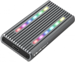 Externe behuizing voor M.2-SSD met USB‑C, RGB‑LED en capaciteit tot 4 TB
