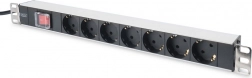 Digitus 19-inch rack-stekkerdoos met 7 stopcontacten