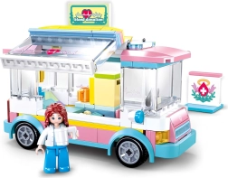 Sluban Girls Dream ambulance – bouwset voor kinderen