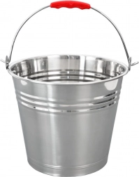 Roestvrijstalen emmer 10 l