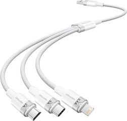 USB-kabel 3-in-1 1,5 m Vention (wit)