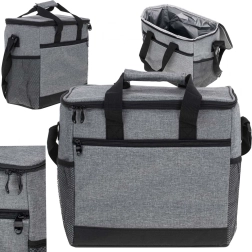 Thermotas voor strand en camping 16 l – Grijs