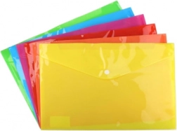 Map met drukknoop C4 33 × 23,5 cm met naamlabel