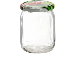 Glazen weckpot 540 ml met Twist-Off deksel 82 mm