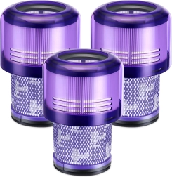 Set van 3 wasbare HEPA-filters Renew Force voor Dyson-stofzuigers V11, V15 en SV14
