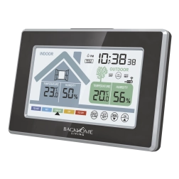 Draadloos weerstation op batterijen 15 × 2 × 9,5 cm