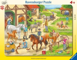 Puzzel Paardenboerderij Ravensburger 40 stukjes