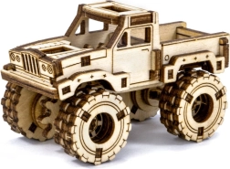 Houten 3D-puzzel – monstertruck om te monteren