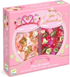 Djeco set voor het maken van roze haarbanden