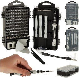 Set van precisieschroevendraaiers en bits 115 stuks