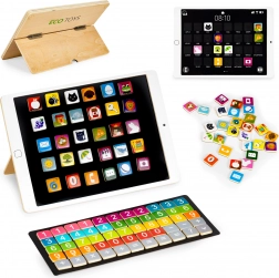 Houten educatieve tablet met magnetisch bord ECOTOYS