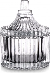 Glazen suikerschaaltje met deksel 80 ml