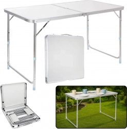 Opvouwbare campingtafel van aluminium 120x60 cm