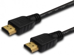 HDMI-kabel 2.0 1,5 m, zwart, vergulde connectoren