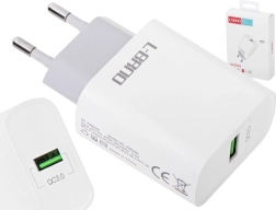 USB-netlader 15 W met snelladen QC 3.0 L-BRNO wit