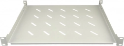 Vaste plank 19" 1U, diepte 350 mm, grijs