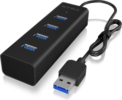Icy Box vierpoorts USB 3.0-hub