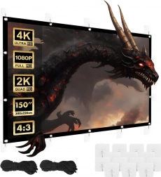 Projectiescherm Maclean 150" 300x220 cm 4:3