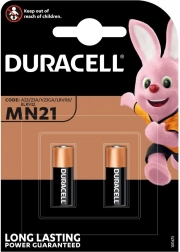 Alkaline batterijen Duracell MN21 in blister 2 stuks