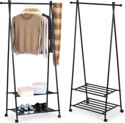 Kledingrek met twee legplanken