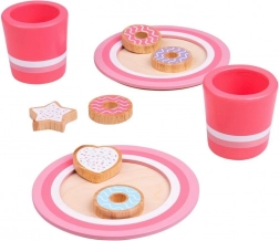 Bigjigs Toys houten set koekjes met melk