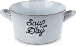 Keramische bouillonkom met oren 600 ml