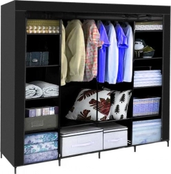 Textielkast XXL 170x170 cm Ruhhy