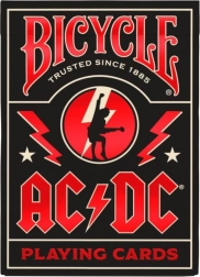 Speelkaarten Bicycle geïnspireerd door AC/DC