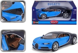 Bburago 1:18 Plus Bugatti Chiron blauw