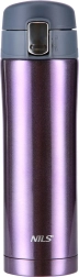 Thermosfles NILS Camp 430 ml paars