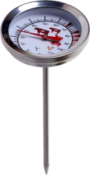 Kitchisimo vleesthermometer van roestvrij staal