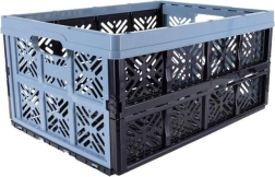Opvouwbare krat 32 l, 48 × 35 × 23 cm, noordelijk blauw