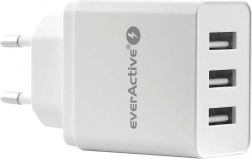 Netlader 3× USB 3,4 A met iQ Smart Charging wit