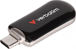 USB‑C flashdrive VERBATIM Plectra 128 GB (100 MB/s) zwart