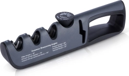 Handmatige messenslijper met traploos instelbare hoek van 14–24° en vier slijpfasen Vilde