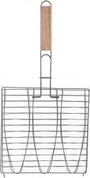 Metalen visgrillmand 28 × 55,5 cm