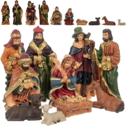 Ruhhy set figuren voor de kerststal (10 stuks)